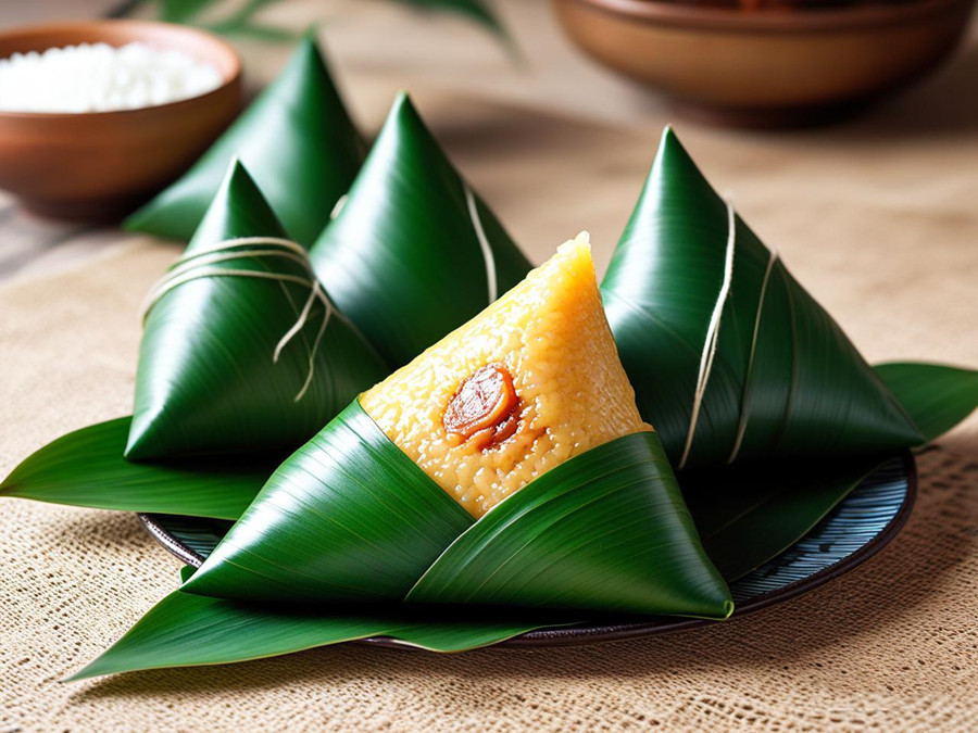 準備在端午節寄往澳洲的糯米粽子