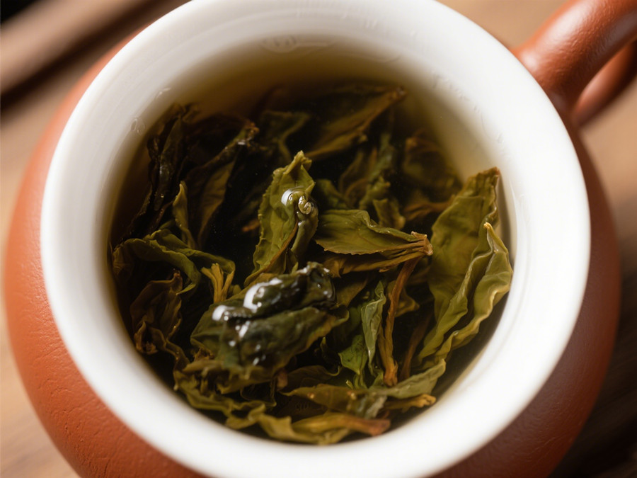 茶杯中的鐵觀音 茶杯中的鐵觀音