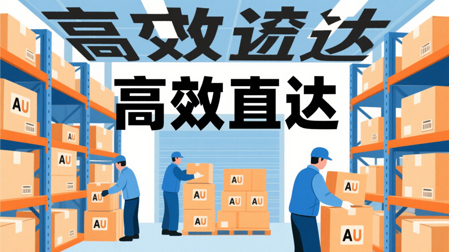 澳洲物流專線優勢之一:高效直達 澳洲物流專線優勢之一:高效直達